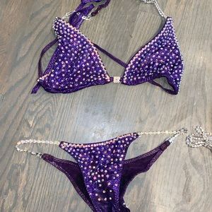 NPC IFBB CUSTOM MADE BIKINI dazzling purple